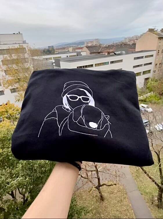 Egyedi Hímzett Kiskedvences Pulcsi