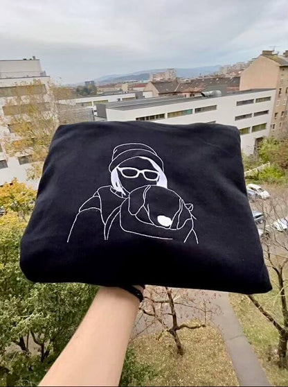 Egyedi Hímzett Kiskedvences Pulcsi