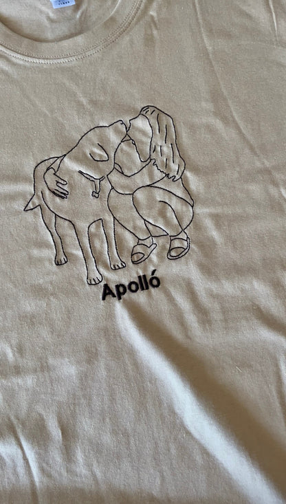 Egyedi Hímzett Kiskedvences Pulcsi