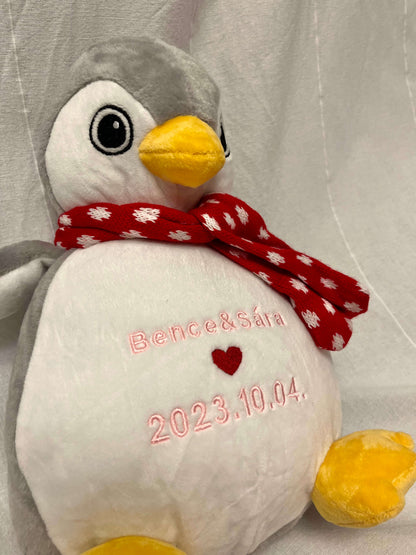 Egyedi Hímzett Pingvin